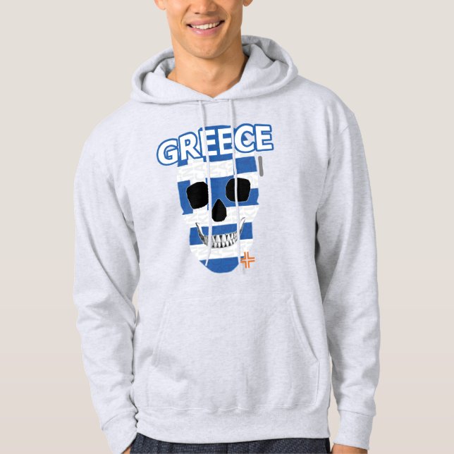 HANDSKULL Greece Hooded Sweatshirt B2 (Front)
