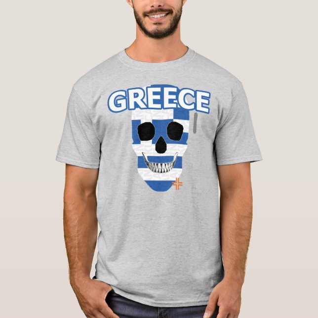 HANDSKULL Greece t-shirt basic B2 (Front)