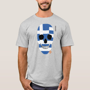 HANDSKULL Greece t-shirt basic B2