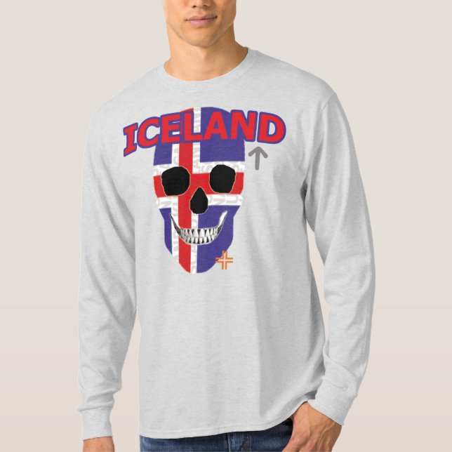HANDSKULL Iceland Long Sleeve T-Shirt B2 (Front)
