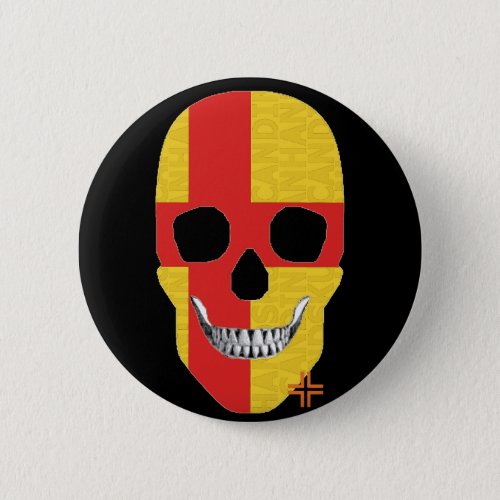 HANDSKULL Kalmar Round Badge  black B2 Button