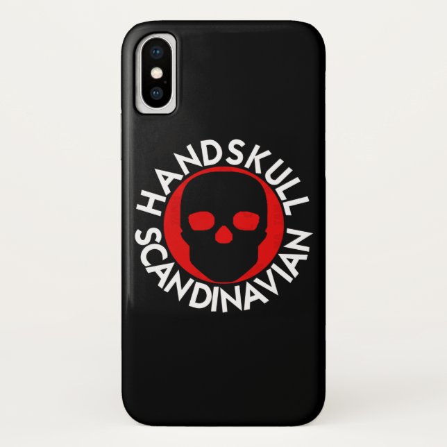 HANDSKULL LIV blood case iPhone X   P3 (Back)
