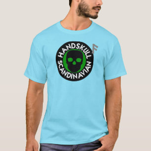 HANDSKULL LIV Forest Green t-shirt basic P4