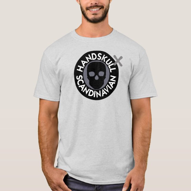 HANDSKULL LIV Sinker t-shirt basic P4 (Front)