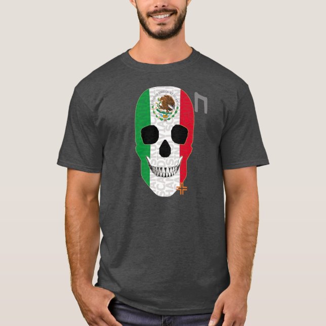 HANDSKULL Mexico t-shirt basic B2 (Front)