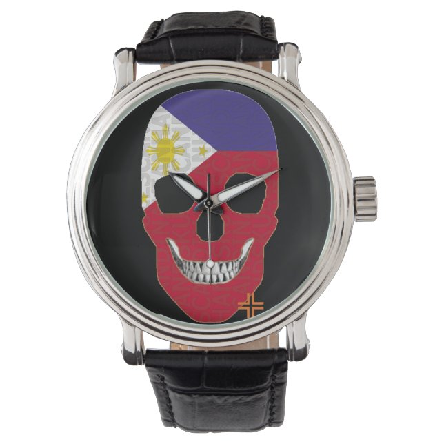 HANDSKULL Philippines watch mens leather  B2 (Front)