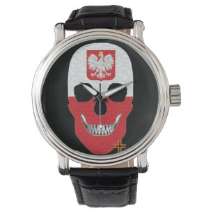 HANDSKULL Poland watch mens leather  B2