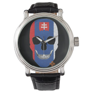 HANDSKULL Slovakia watch mens leather  B2