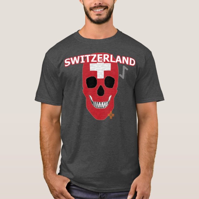 HANDSKULL Switzerland t-shirt basic B2 (Front)