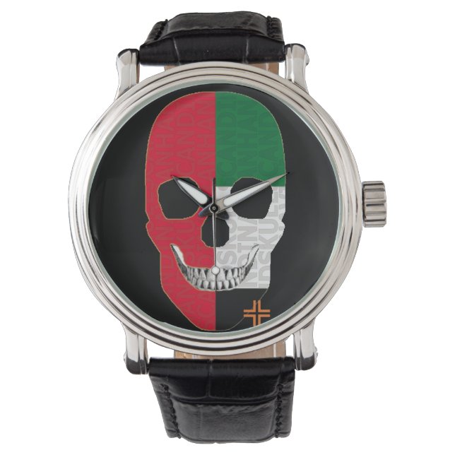 HANDSKULL United Arab Emirates watch mens leather (Front)
