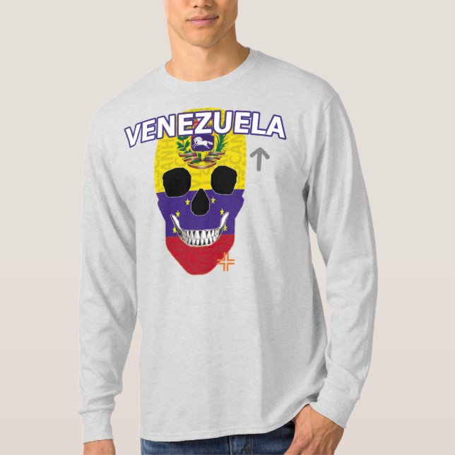 HANDSKULL Venezuela Long Sleeve T-Shirt B2 (Front)