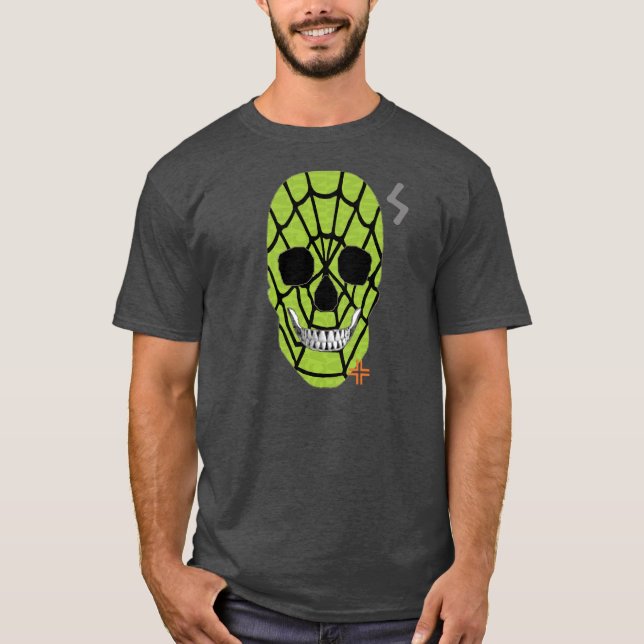 HANDSKULL Water Spider t-shirt basic B2 (Front)
