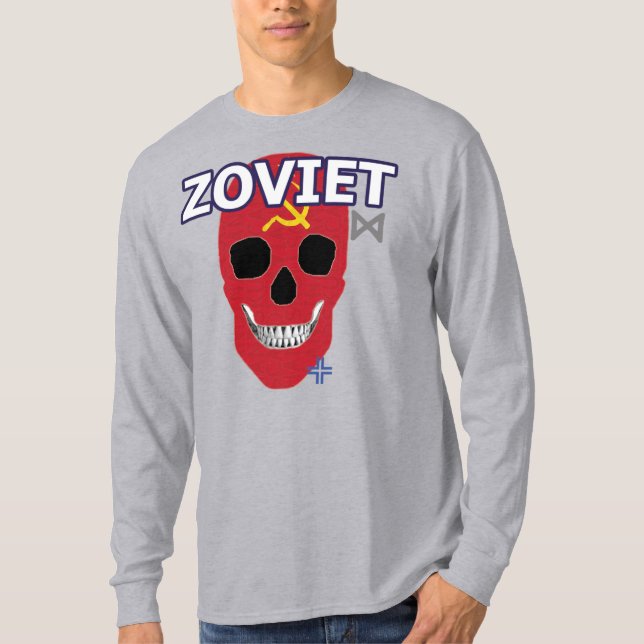 HANDSKULL Zoviet Long Sleeve T-Shirt B2 (Front)