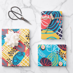 Handsome Abstract Wrapping Paper Sheets