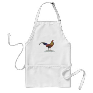 Handsome Alert Rooster Adult Apron