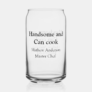 Handsome and can cook add name master chef date glass
