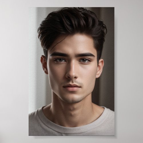  Handsome and serious_looking Asian guy Poster
