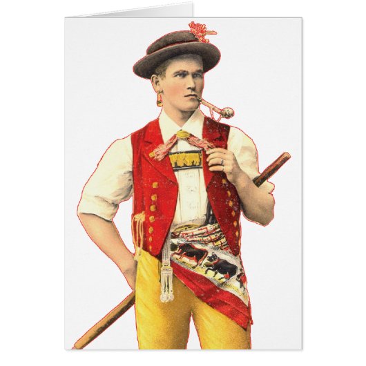 Handsome Appenzell Farmer in Traditional Costume (Front)