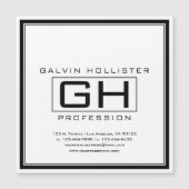 Handsome Black and White Professional (Front)