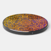 Handsome Blue Gold Design  Wireless Charger (Front 2)