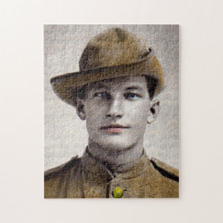 handsome Boer War soldier Jigsaw Puzzle