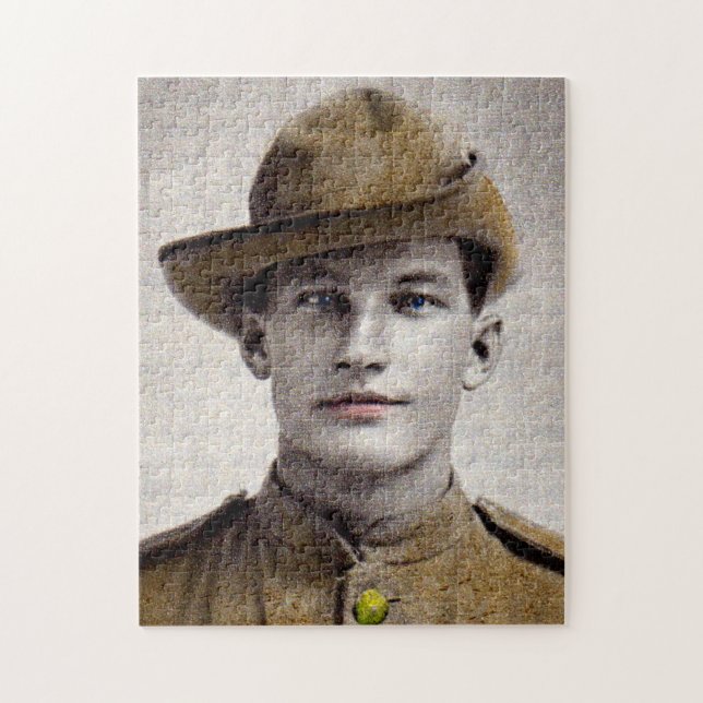 handsome Boer War soldier Jigsaw Puzzle (Vertical)