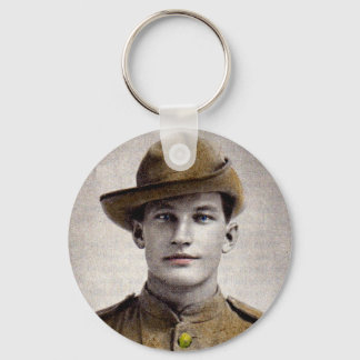 handsome Boer War soldier Keychain