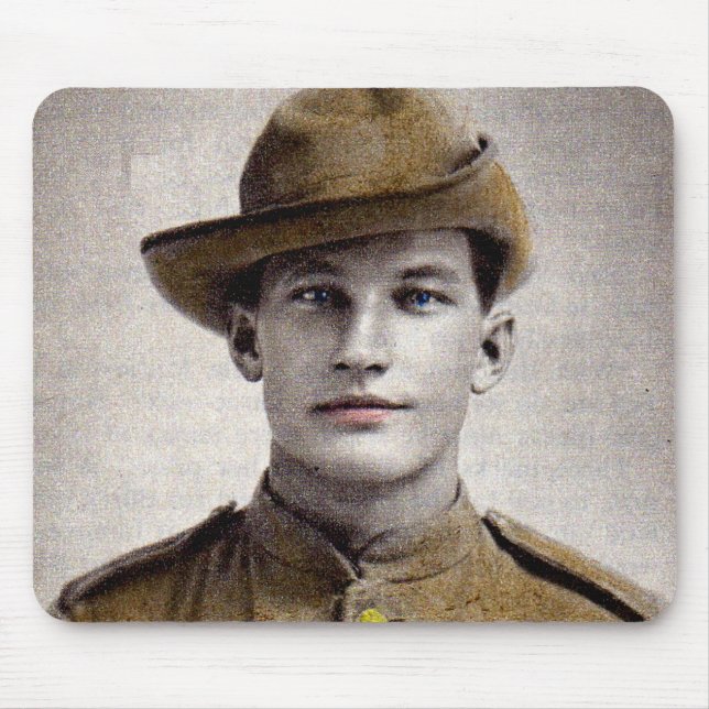 handsome Boer War soldier Mouse Pad (Front)