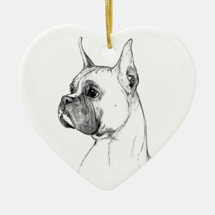 Handsome Boy Ceramic Ornament