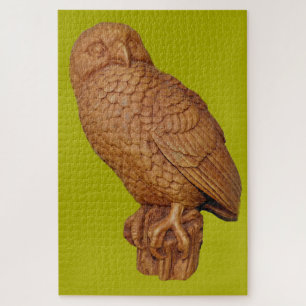 handsome brown owl jigsaw puzzle