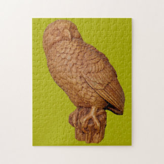 handsome brown owl jigsaw puzzle