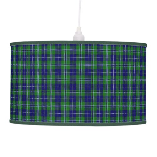 Handsome Clan Douglas Scottish Tartan Plaid Pendant Lamp