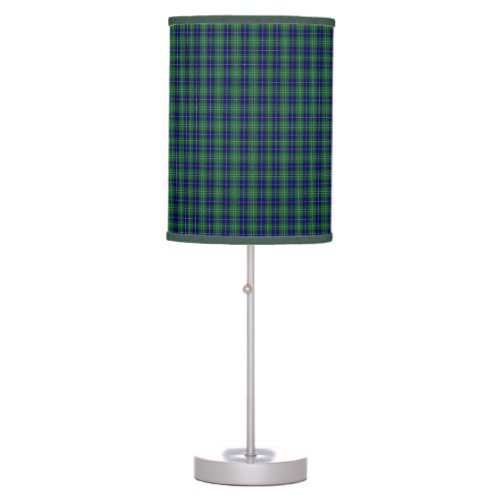 Handsome Clan Douglas Scottish Tartan Plaid Table Lamp