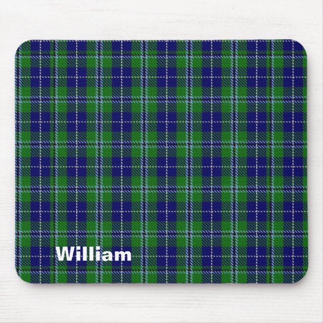 Handsome Custom Douglas Tartan Plaid Mouse Pad (Front)