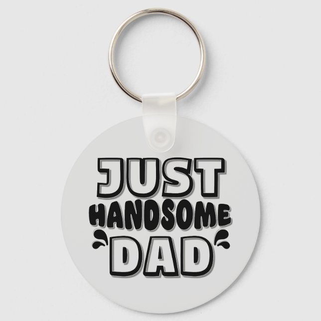 HANDSOME DAD KEYCHAIN (Front)