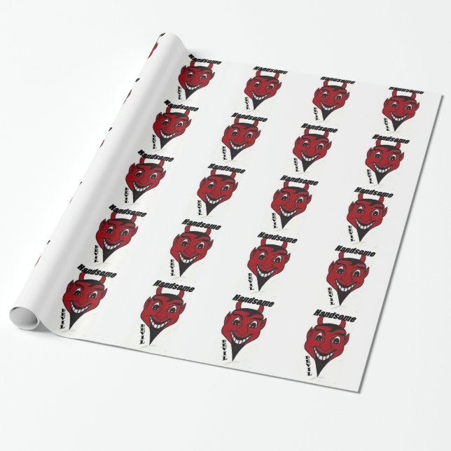 Handsome Devil Wrapping Paper (Unrolled)