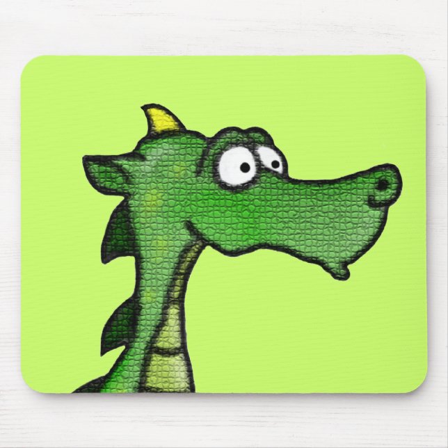 Handsome  Dragon Mousepad (Front)