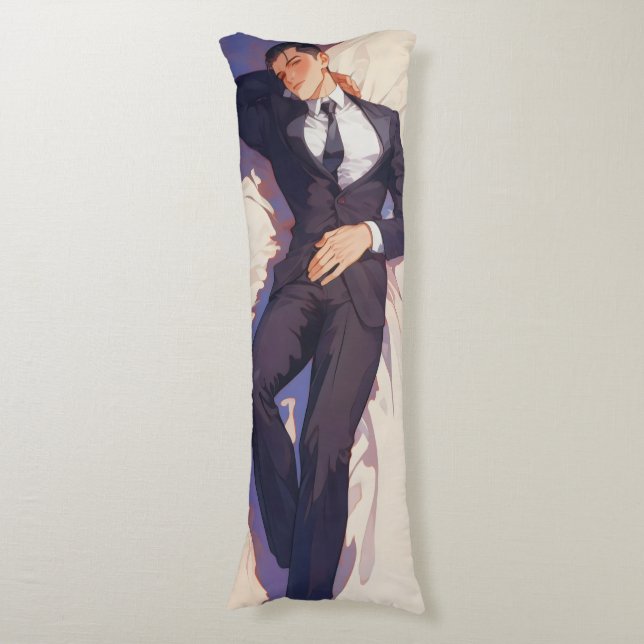 Handsome Elegant Ikemen Anime Body Pillow (Front Vertical)