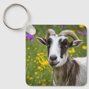 Handsome Goat  Keychain