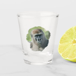 Handsome Gorilla Blackback T-Shirt Shot Glass