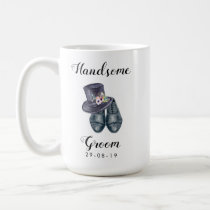 Handsome Groom Watercolour Mug