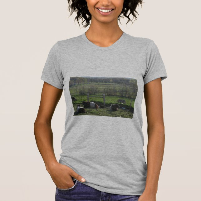 Handsome Herd of Belties Relaxing T-Shirt (Front)