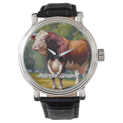 Handsome Hereford Bull Watch