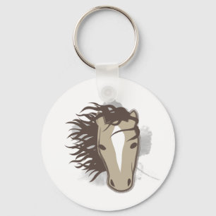 Handsome Horse Keychain