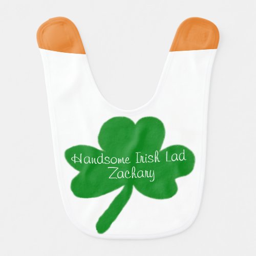 Handsome Irish Baby Lad Bib