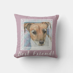 Handsome Jack Russell Terrier Throw Pillow