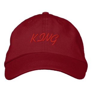 Handsome KING Trucker Create Own Text-Hat Elegant  Embroidered Baseball Cap