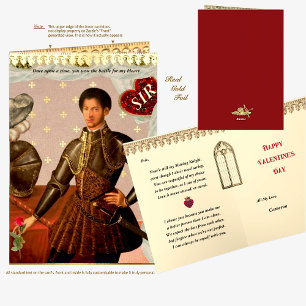 Handsome Knight Gold Foil Card