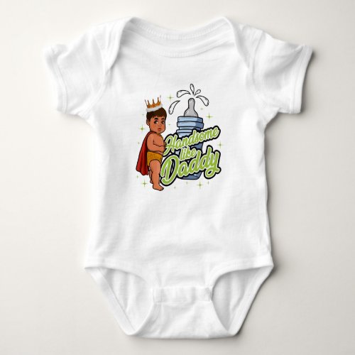 Handsome Like Daddy Infant Boy Toddler Boys  Fun Baby Bodysuit