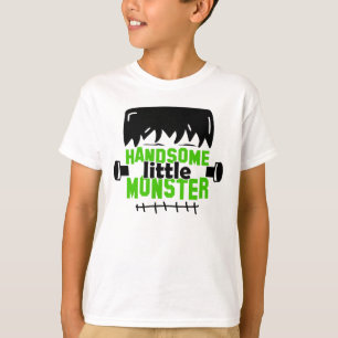 Handsome Little Monster Frankenstein Halloween T-Shirt